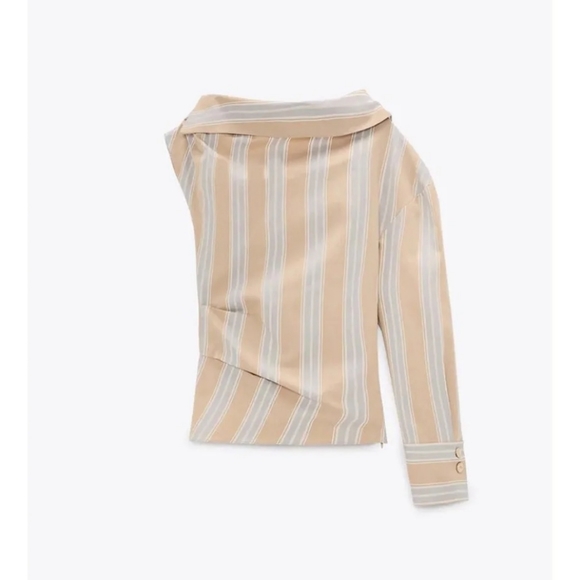 Zara Asymmetric Shirt - Picture 2 of 5